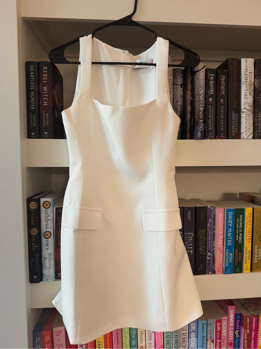 Hello Molly Ivory Square-Neck Mini Dress - Picture 3 of 3